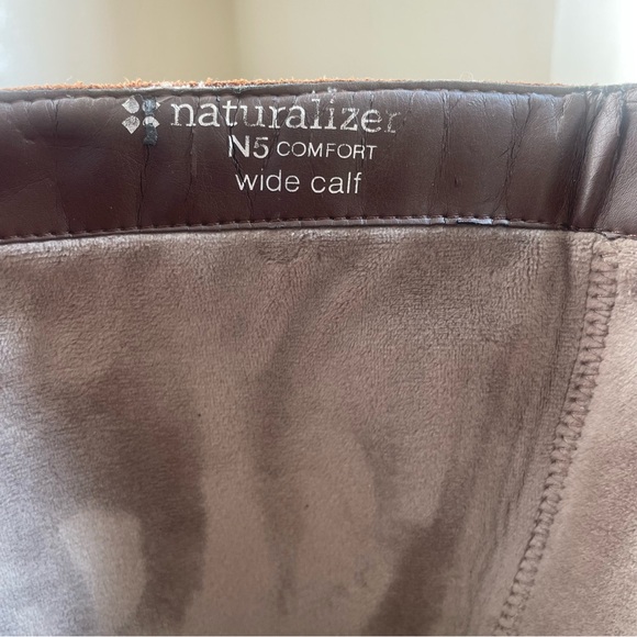 Naturalizer N5 Comfort Wide Calf Woman’s Size 8.5W in Tanita Color - Picture 8 of 9
